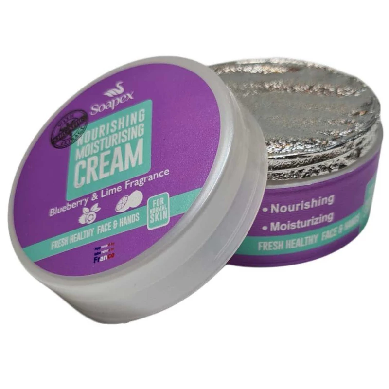 کرم مرطوب کننده و آبرسان دست و صورت سوپکس مدل blueberry lime مناسب انواع پوست حجم 90 میلی لیتر