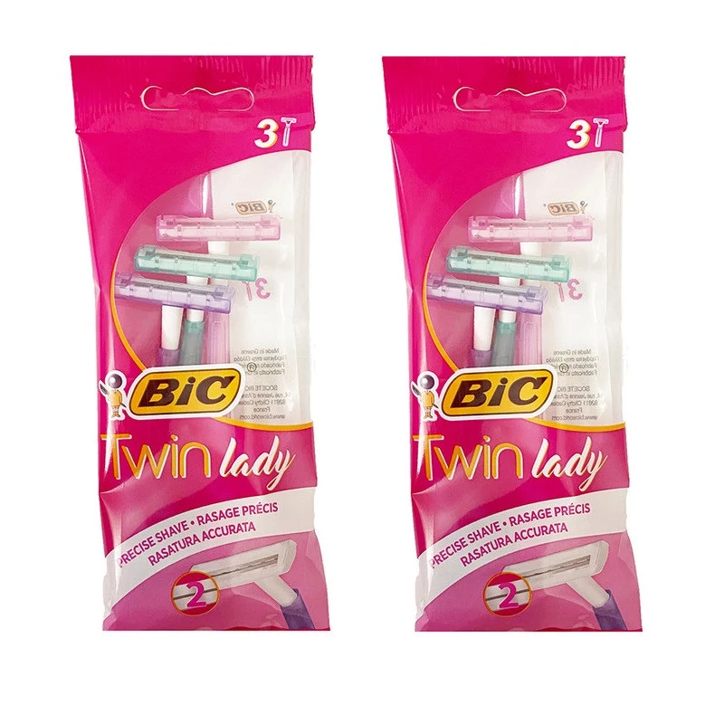 ادکلن خود تراش بیک مدل Twin lady-2 مجموعه 2 عددی عطر