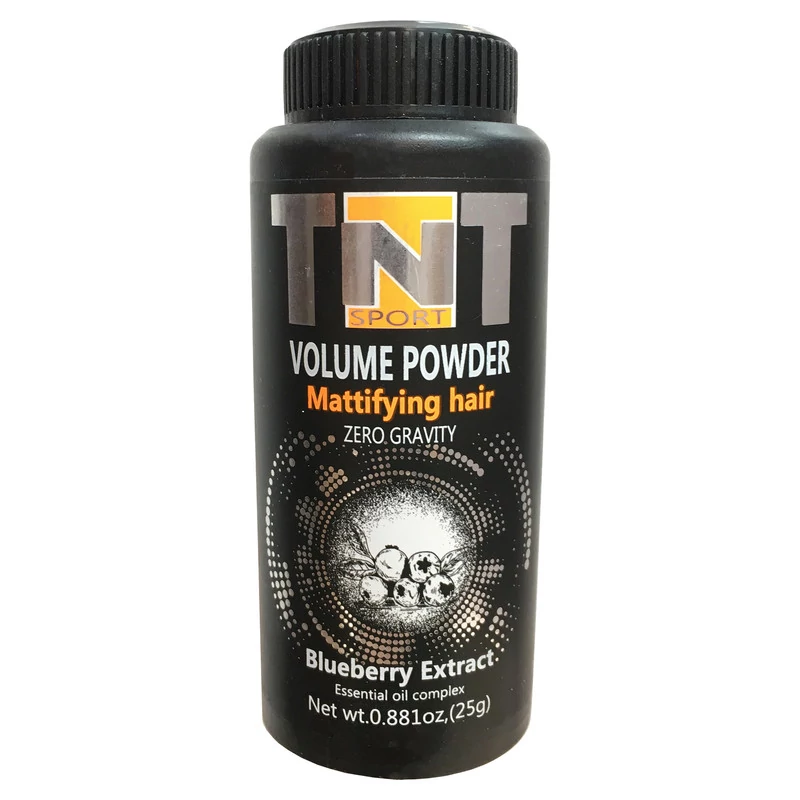 ادکلن پودر حالت دهنده مو تی ان تی مدل Blueberry Extract وزن 25 گرم عطر