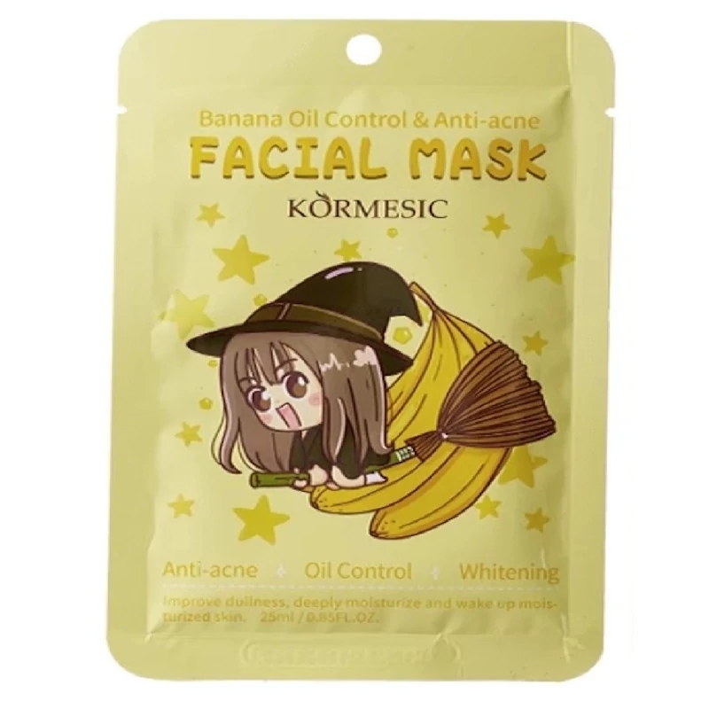 ارایشی ماسک صورت ورقه ای کورمسیک موز FACIAL MASK KORMESIC
