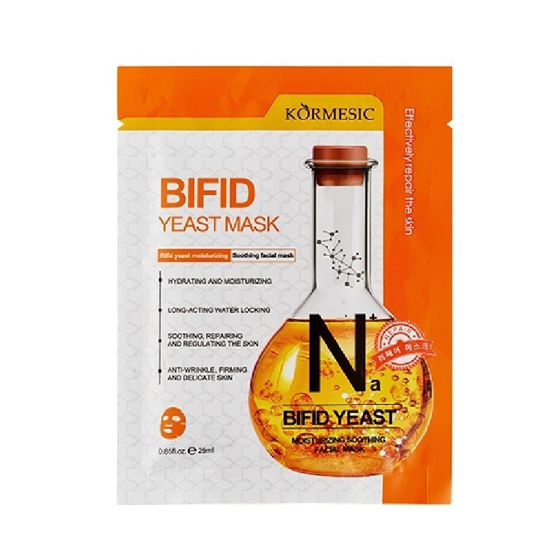 ارایشی ماسک صورت ورقه ای کورمسیک مدل مخمر بیفید BIFID YEAST MASK