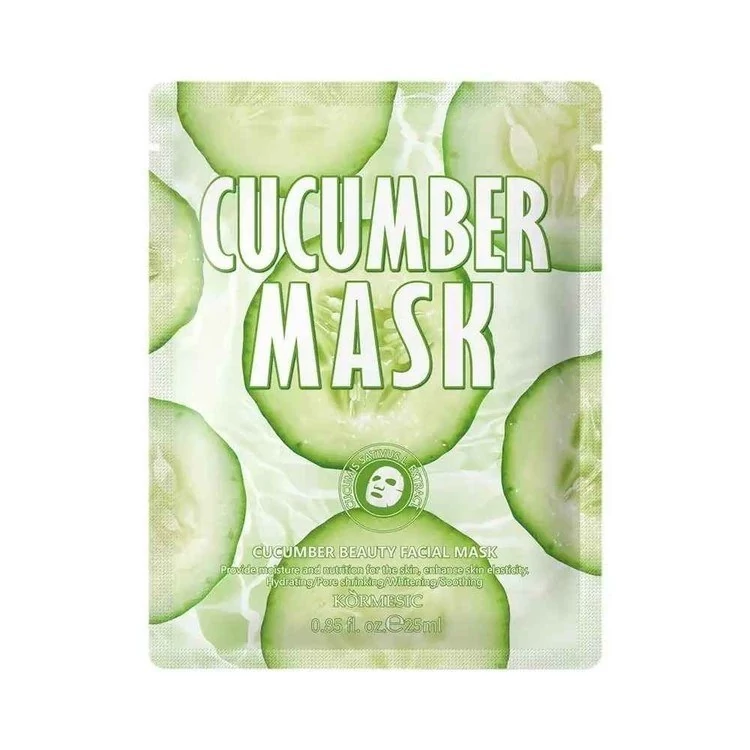 ارایشی ماسک صورت ورقه ای خیار کورمسیک CUCUMBER MASK KOMESIC
