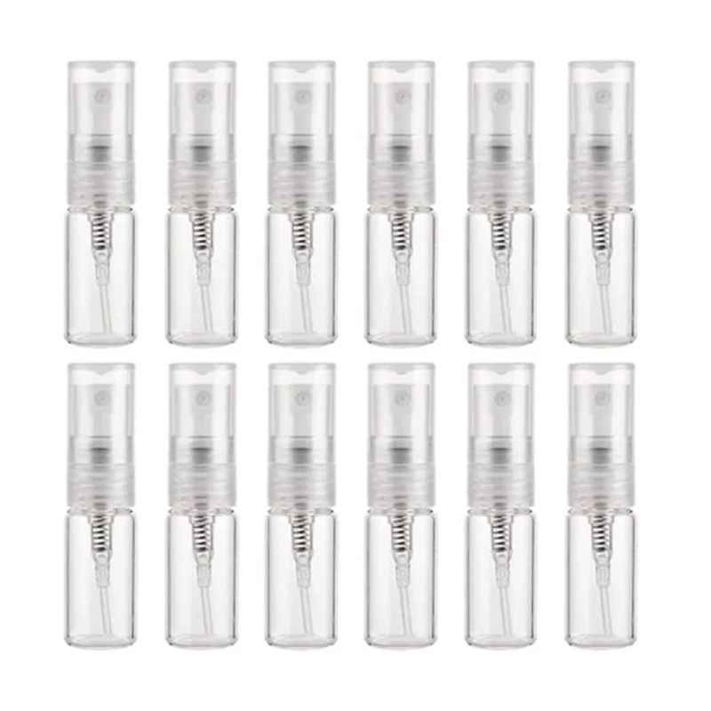 اسپری عطر خالی مدل 3میل ویال درب پلاستیکی مجموعه 1 عددی