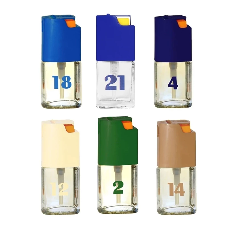 عطر بیک شماره های 2 و 4 و 12 و 18 و 21 بسته 6 عددی