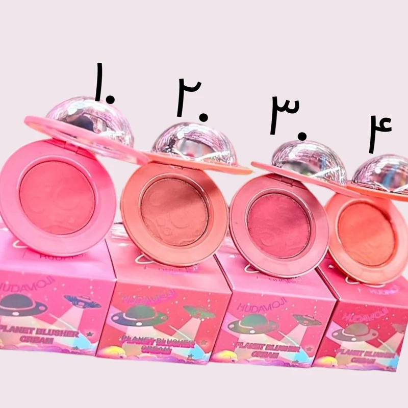 ارایشی بهداشتی رژگونه فضایی شاین هدی موجی huda moji ارایشی بهداشتی