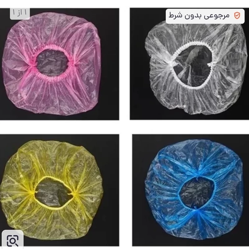 کلاه رنگ یکبار مصرف 10 عددی