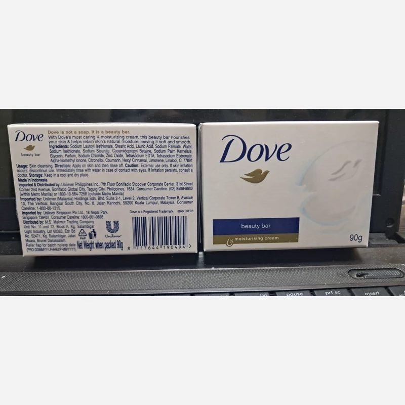 صابون داو شیر 90 گرم اصلی 4 عددی