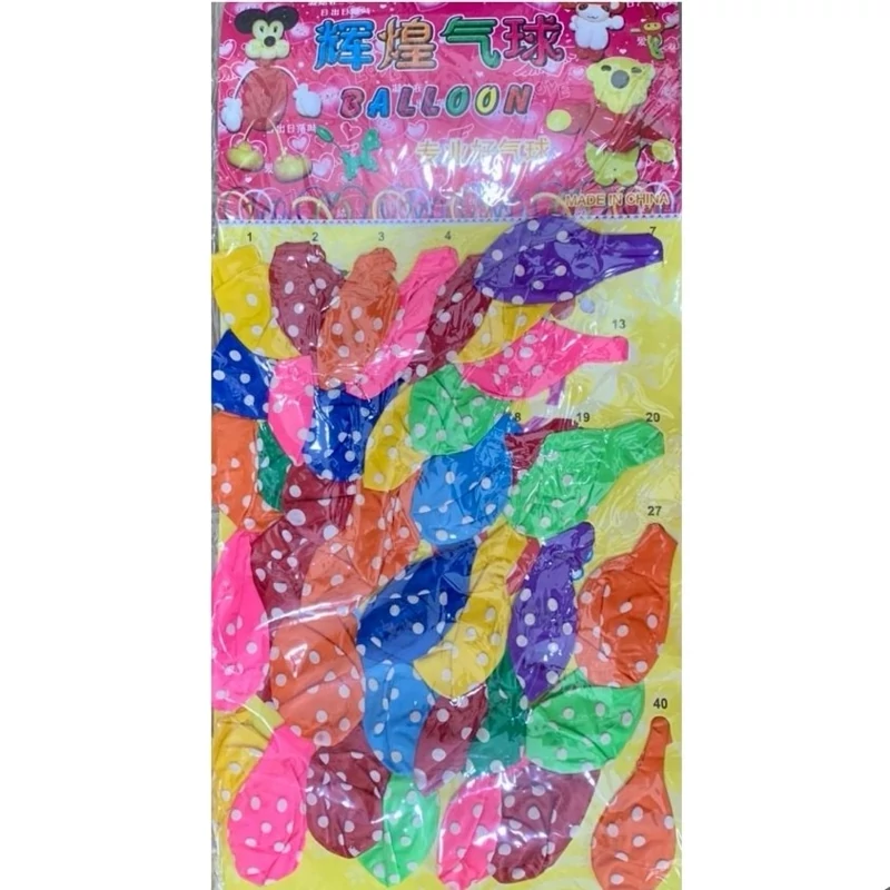 بادکنک خال خالی 100 عددی