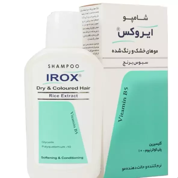 شامپو خشک و رنگ شده ایروکس سبوس برنج