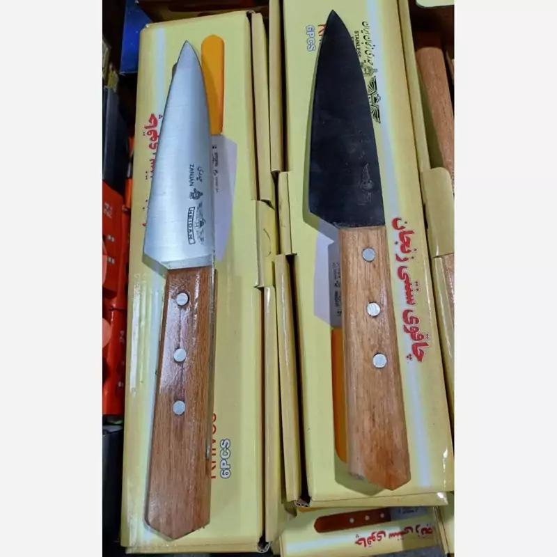 چاقو دسته چوبی آشبزخانه