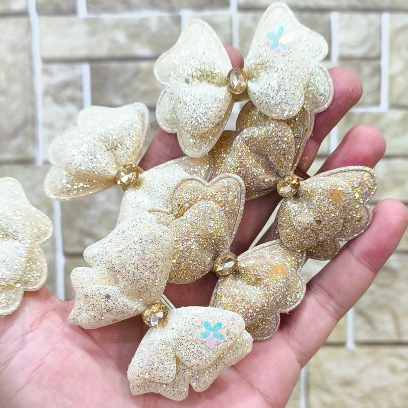 گیر مو انبری پارچه ای شاین دار