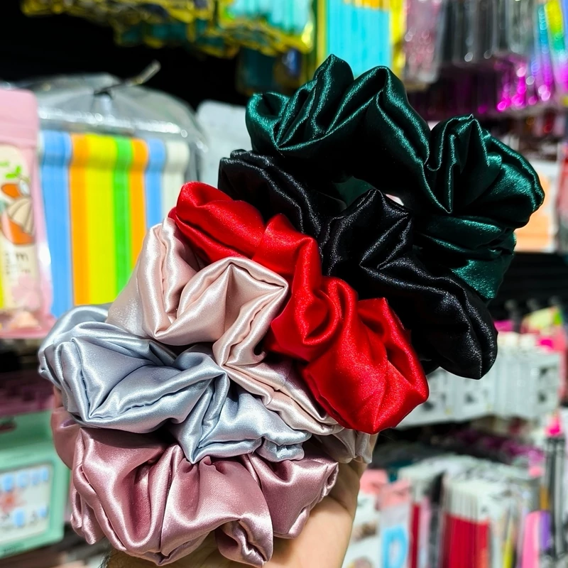 کش مو اسکرانچی ساتن ساده