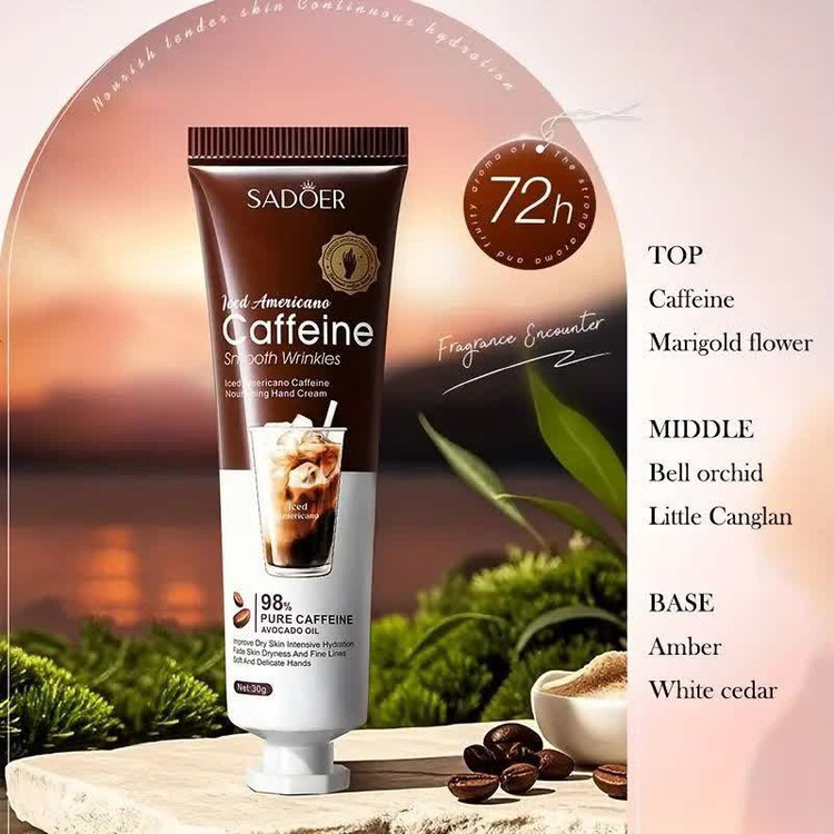 کرم مرطوب کننده و معطر کافئین بسته 5عددی