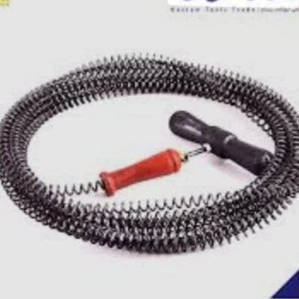 فنر لوله بازکنی دستی 10 متر دسته دار کد1