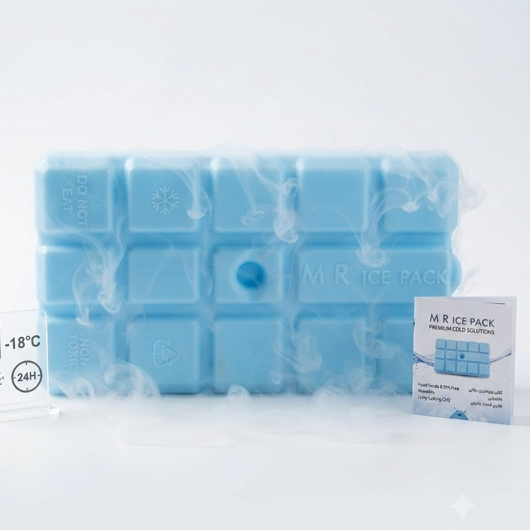 یخ خشک 750 گرمی MR ICE PACK طرح مکعبی