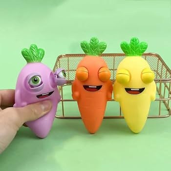 فیجت ضد استرس و عروسک چشم قلمبه ای سیلیکونی